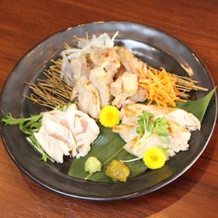 Yamaguchi local chicken "Choshu black chicken" yukhoe