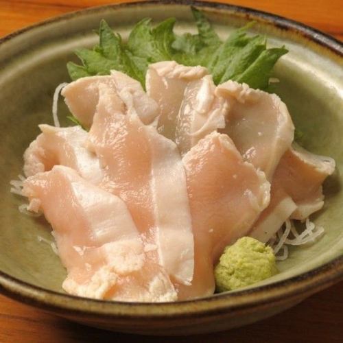 山口地鶏【長州黒かしわ】鶏わさ