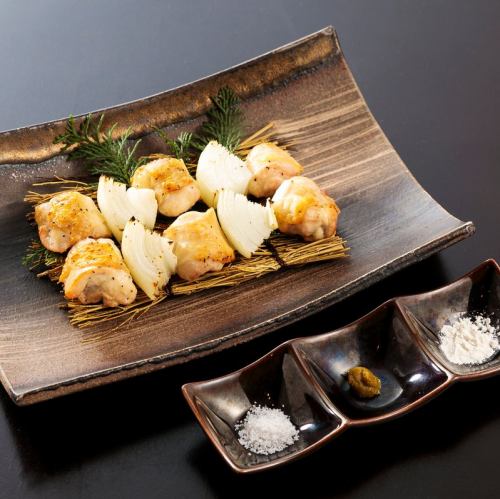 Yamaguchi local chicken [Choshu Kurokashiwa] Nagato lava stone grilled