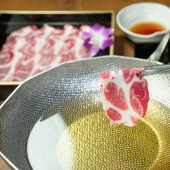 [Pork, beef shabu, sushi] 64 items in total 4000 yen *Annotations included