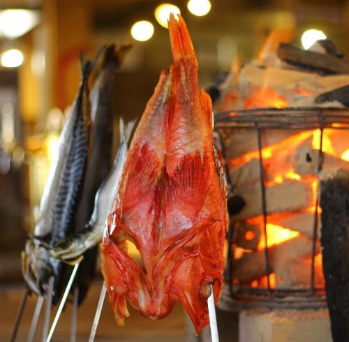 当店名物！原始焼きの焼魚