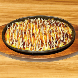 鉄板チーズとんぺい焼き