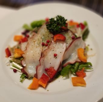 タコのカルパッチョ