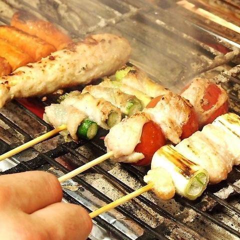 やきとり倶楽部の串焼き!!