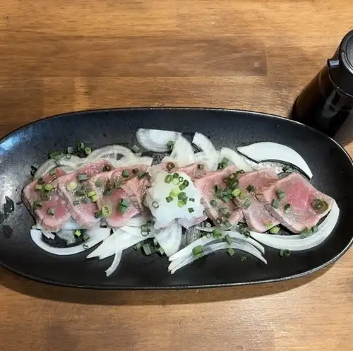 Beef thigh with ponzu sauce