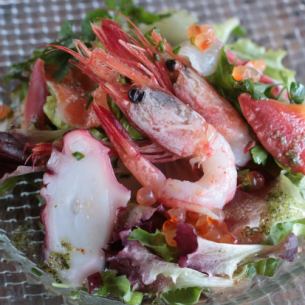 Assortment of 5 types of carpaccio prepared by connoisseur Higuchi