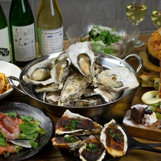 The most popular welcome party dish! Enjoy delicious oysters! All-you-can-drink oyster course for 120 minutes
