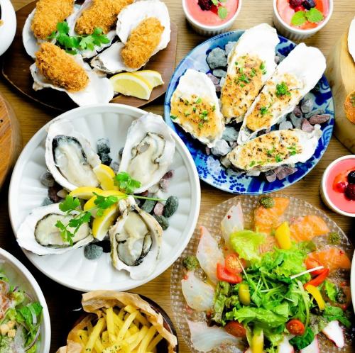 There are also many oyster dishes available!