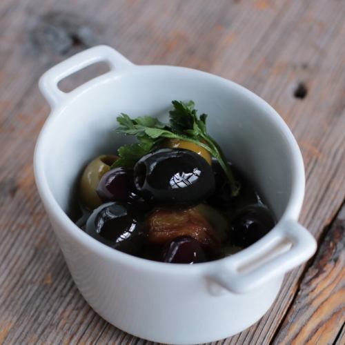 Homemade Marinated Olives