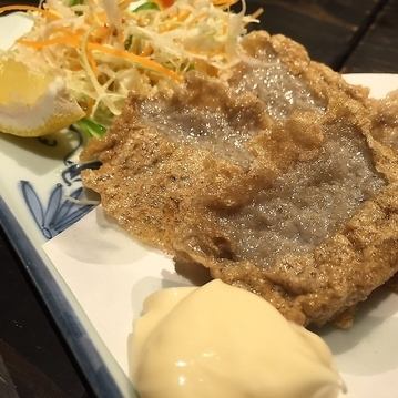 Yellowtail seared with salt/Uwajima's handmade Jakoten