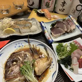 〔釣天狗人気メニューコース〕飲み放題90分付き5000円(税込)