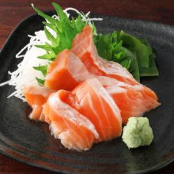 salmon sashimi