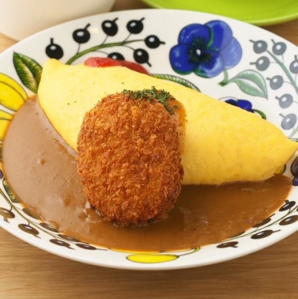 Signboard menu ♪ A wide variety of omelet rice