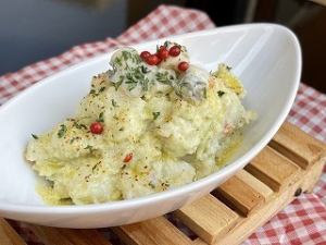 Double cheese potato salad Genoa style