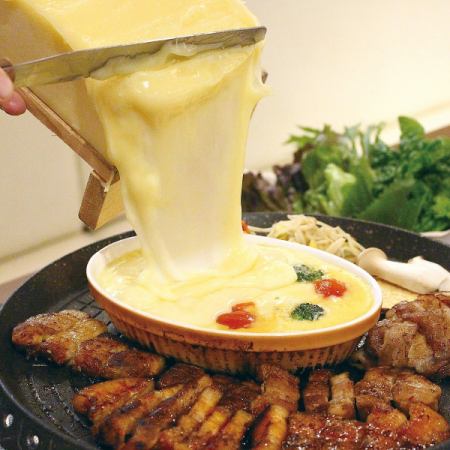 All-you-can-eat cheese samgyeopsal course ◆ Women 2,728 yen ◆ Men 3,278 yen ◆ Children 1,364 yen (tax included)