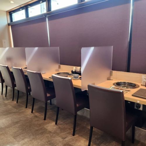 1~7名様人1台焼き台が使える席