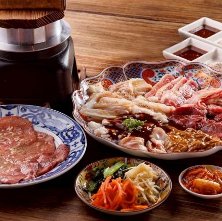 【120分飲み放題付き】全14品【ボリューム満点肉盛りコース】5000円