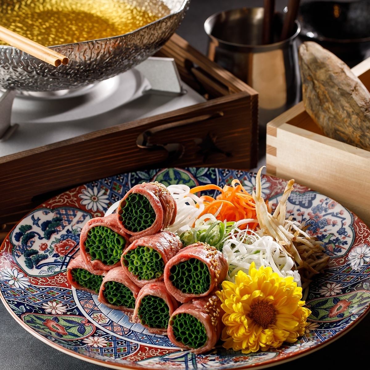 [自助專賣店] 可以享用近江牛涮鍋和肉壽司的餐廳