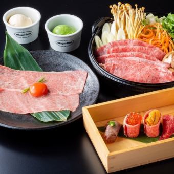 [Specially selected Omi beef suki-shabu] Premium course *All-you-can-drink included