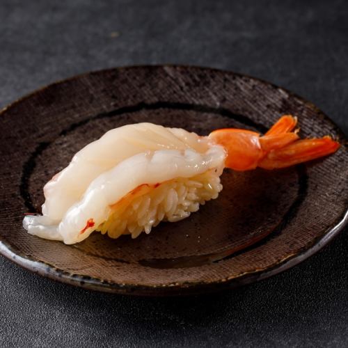 Red shrimp sushi/broiled red shrimp sushi each