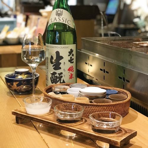 Popular sake tasting set!