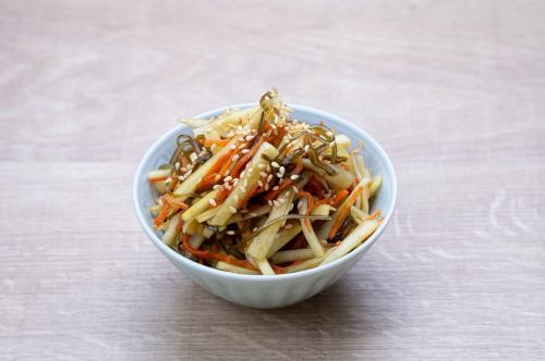 千切り野菜のお漬物