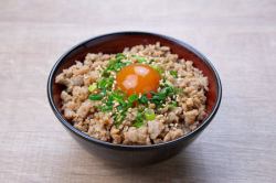 Minced meat rice