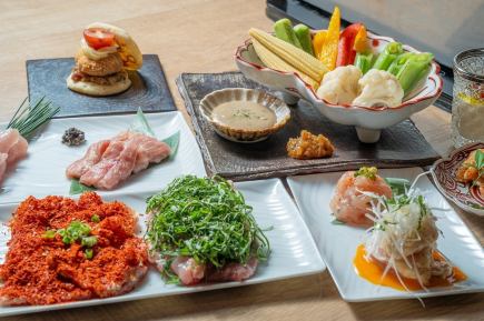 Chef's choice course / Onitsune's chef's choice course where you can enjoy every bit of Mitsuse chicken