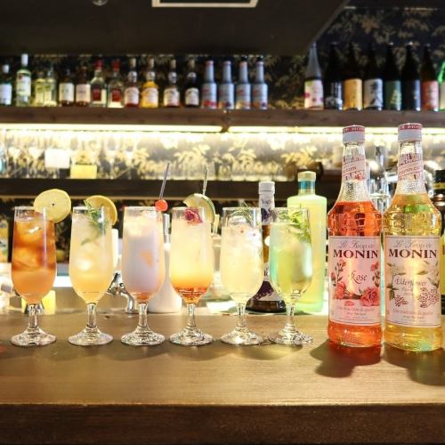 We also have a selection of mocktails that are popular with women!