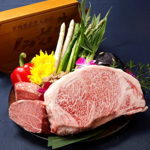 国産和牛を贅沢に使用！こだわり食材を鉄板焼きで堪能☆