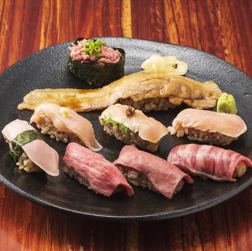 Meat sushi enjoyment set