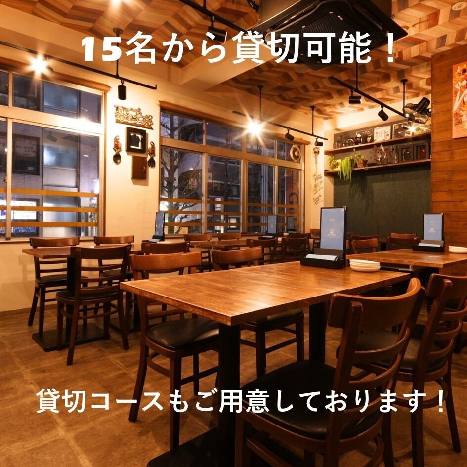 最大28名までご利用可能です！歓送迎会や結婚式の二次会で♪