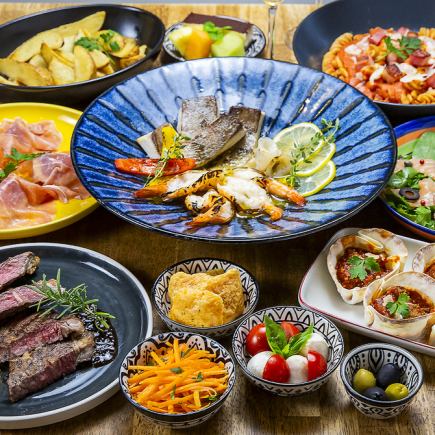 A luxurious and luxurious LOTUS New Year's and Year-End Party course with 12 dishes and 120 minutes of all-you-can-drink (7,500 yen including tax)