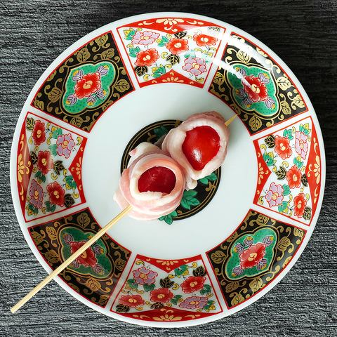 プチトマト豚巻き