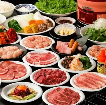 【プレミアム食べ放題】牛タン塩・ユッケ！全120品を満喫〈お一人様OK〉4,890円（税込5,379円）