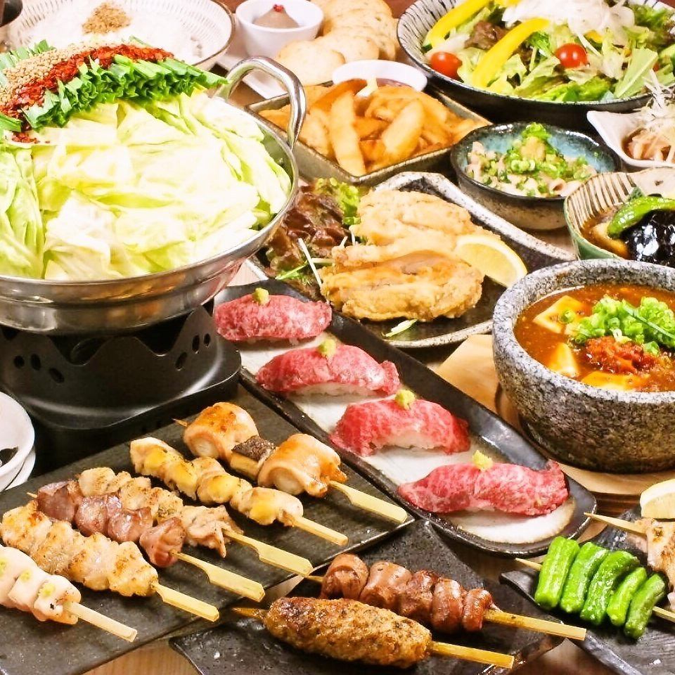 寒い季節にピッタリの選べるお鍋コースあり！飲み放題付きです★