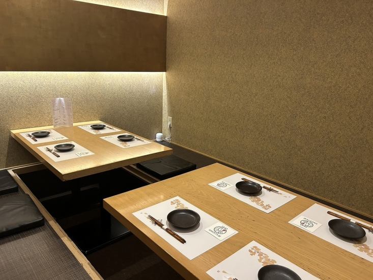 オシャレなカウンターソファー席、半個室、個室をご用意！