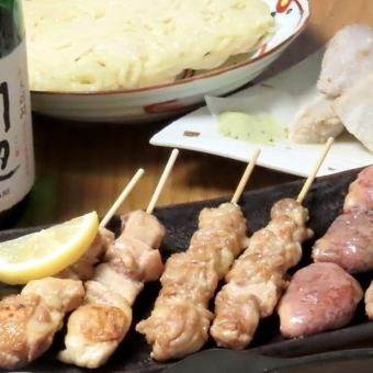 串が楽しめるちょい飲みコース90分飲み放題4,000円（税込）平日限定
