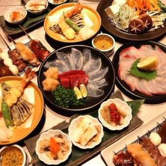 【ぶりを堪能♪】ブリしゃぶも！焼鳥も！ブリしゃぶ 焼鳥コース　6,000円！忘年会にも♪