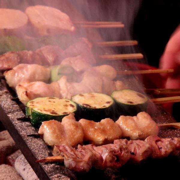 Please enjoy the authentically pursued "Yakitori", which is grilled with charcoal fire with the ancient Japanese fermentation technique "brew" and secret sauce.