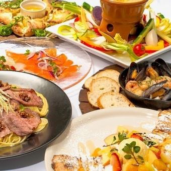 女子会コース★料理5品1500円！