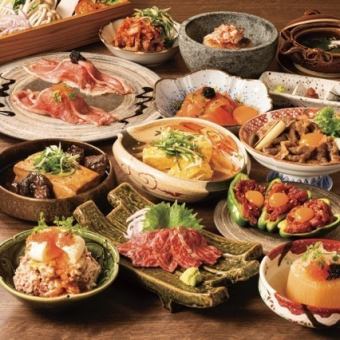 【飲み放題付き】和牛とお出汁お出汁コース◆揚げ物や〆まで満喫！6000円(税込)