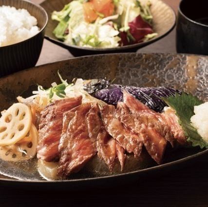 出汁ステーキ定食