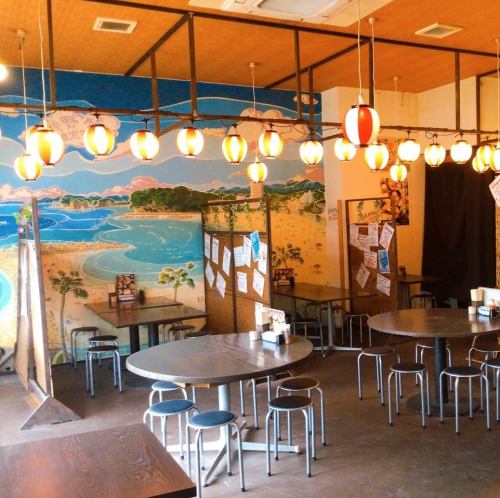 開放感のある店内☆