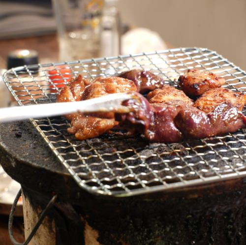 Charcoal grill × chicken × miso
