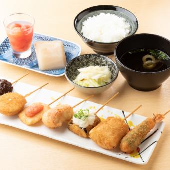 Meal course (7 skewers) 2,000 yen (tax included)