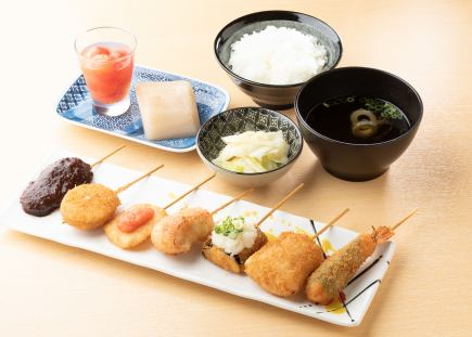 Meal course (7 skewers) 2,000 yen (tax included)