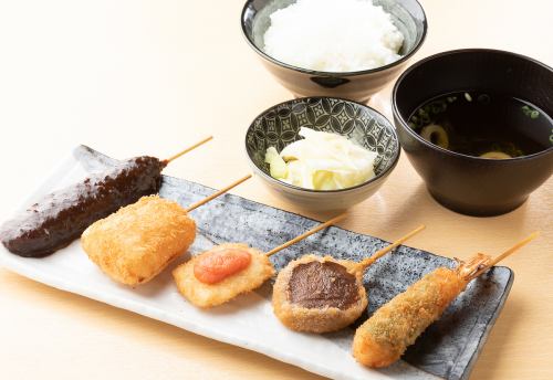Enjoy a fun dinner with skewers