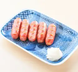 Red sausage snack