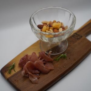 Prosciutto and nuts